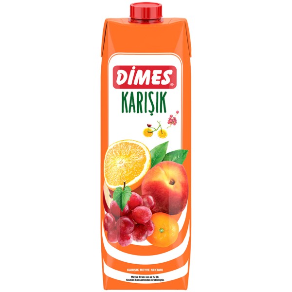 Dimes Karışık Meyve Nektarı 1L